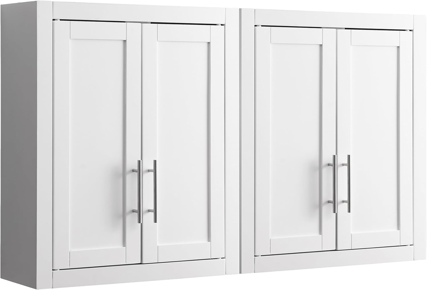 Crosley Furniture Savannah Wall Mounted Bathroom Storage Medicine Cabinet with Shelves, White