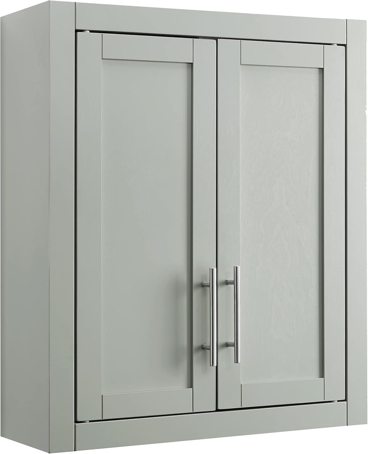 Crosley Furniture Savannah Wall Mounted Bathroom Storage Medicine Cabinet with Shelves, White