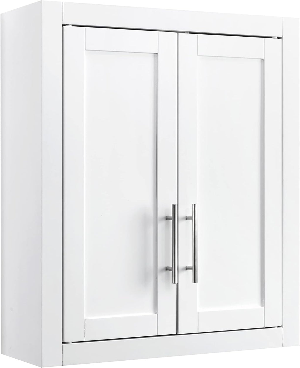 Crosley Furniture Savannah Wall Mounted Bathroom Storage Medicine Cabinet with Shelves, White
