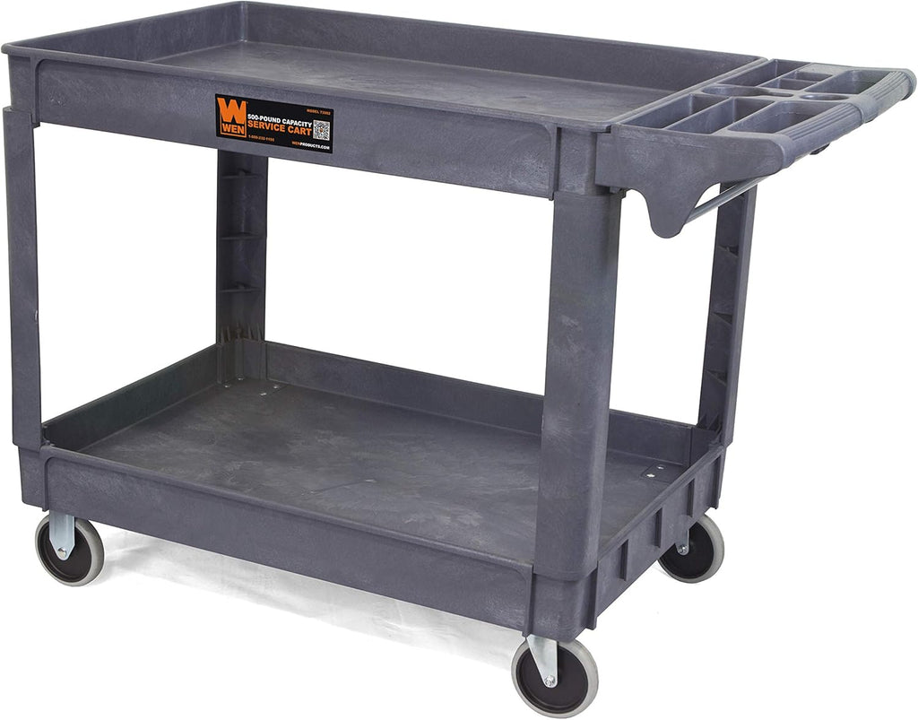 WEN 500-Pound Capacity 46 By 25.5-Inch Extra Wide Service Utility Cart